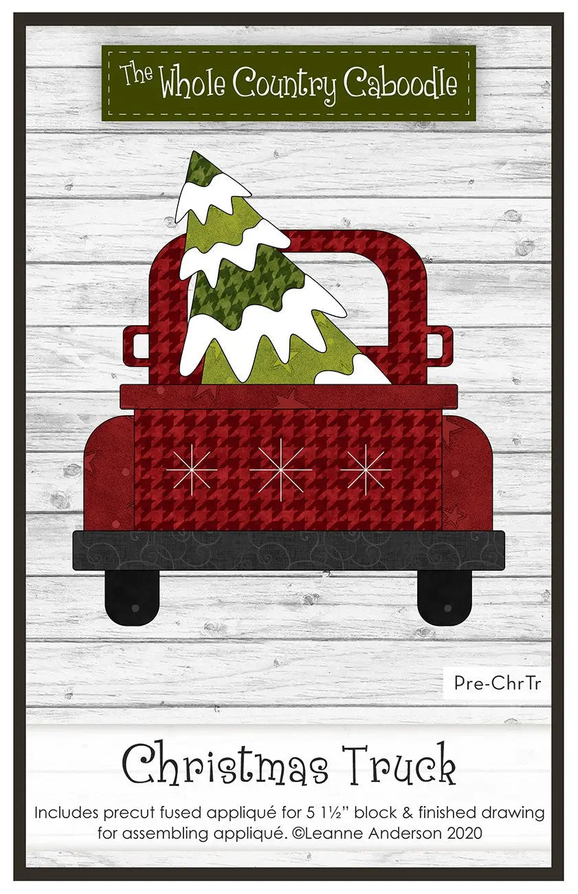 Christmas Truck Precut Fused Applique Pack - Linda's Electric Quilters