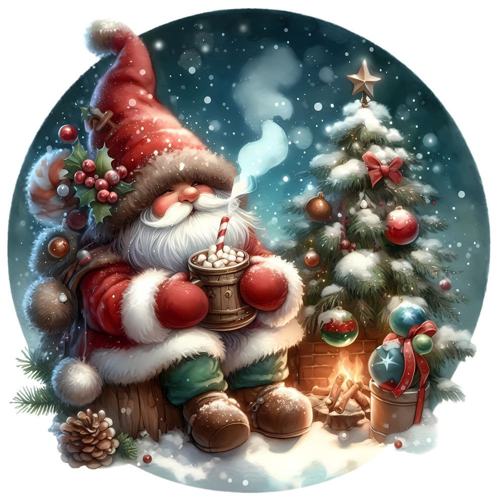 Christmas Winter Scene 24 Fabric Panel