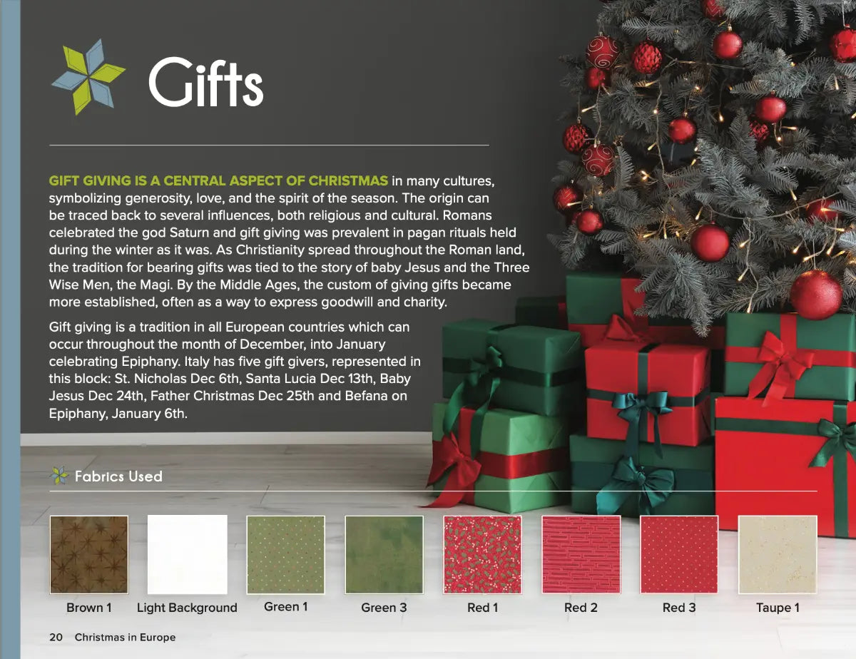 Christmas in Europe Book GE Designs