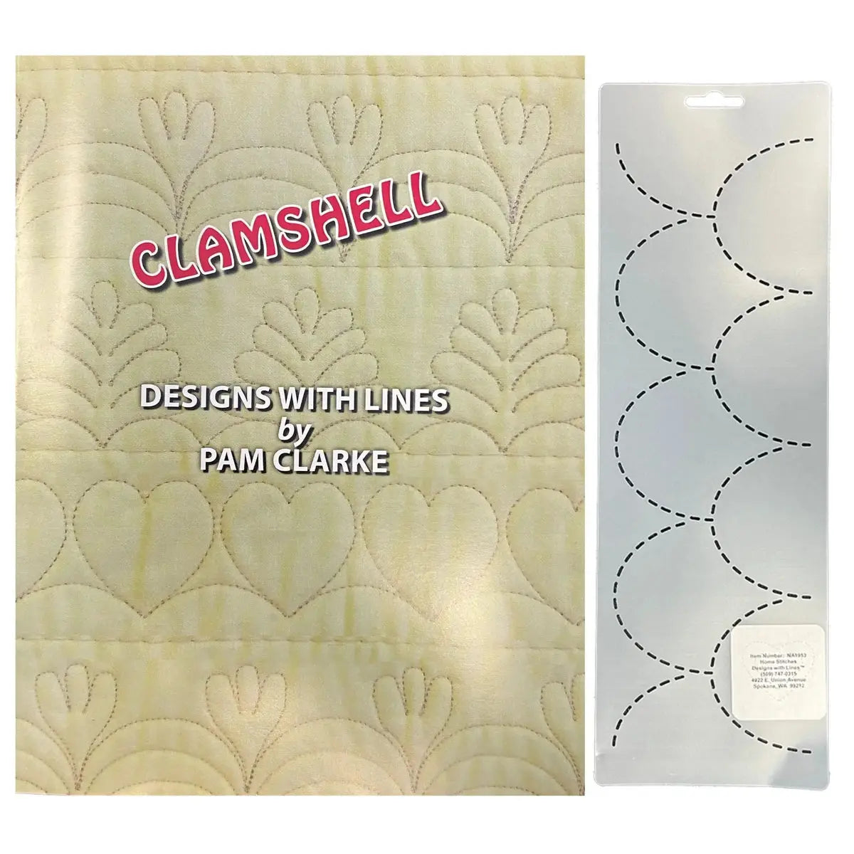 Clamshell Book and Stencil Kit Linda's Electric Quilters