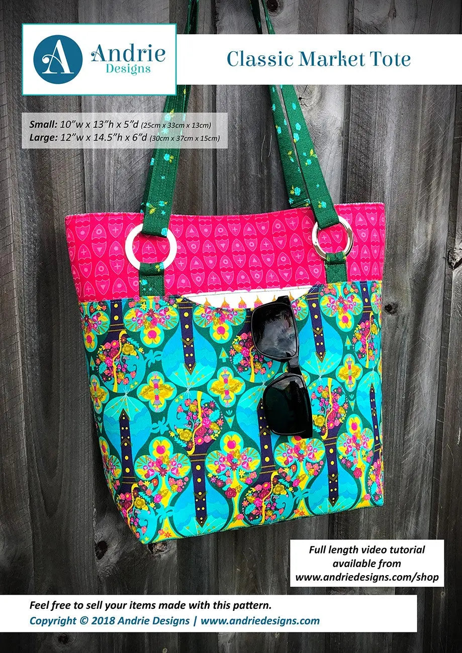 Classic Market Tote - Linda's Electric Quilters
