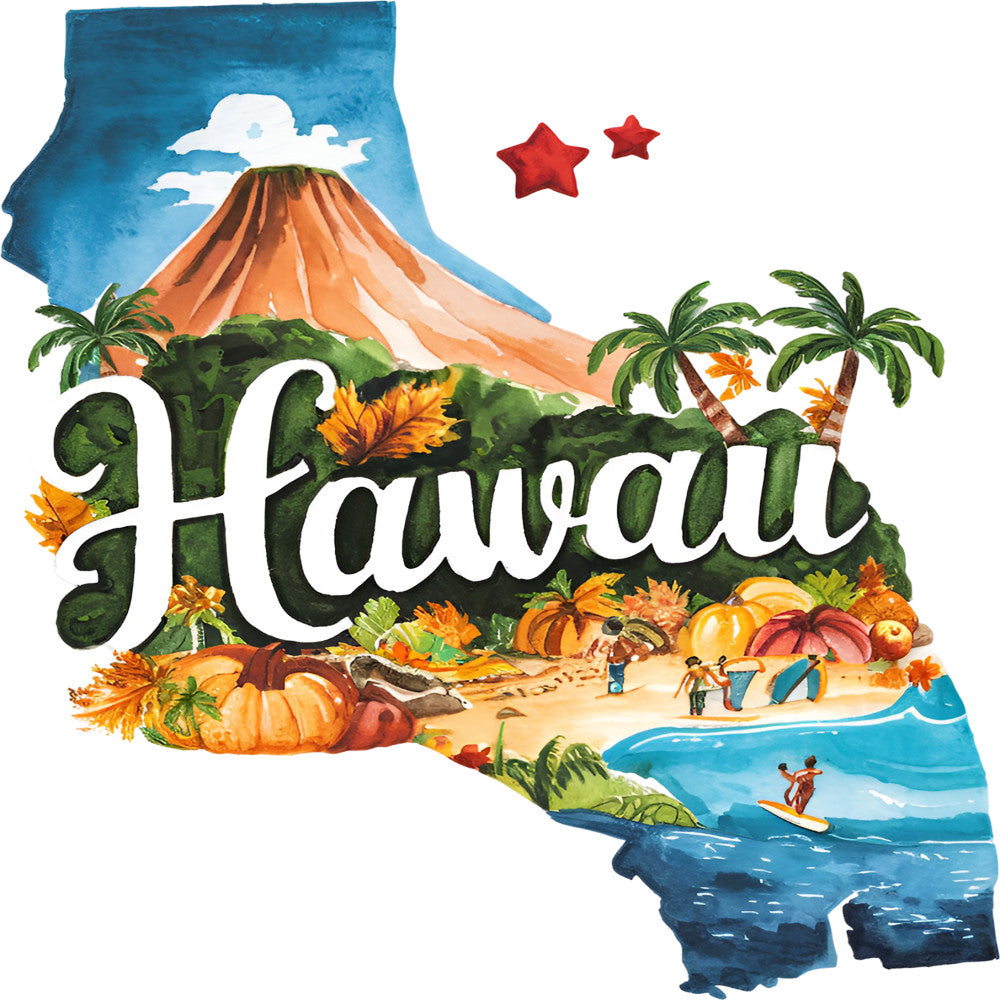 Classic US States Fabric Panel 11