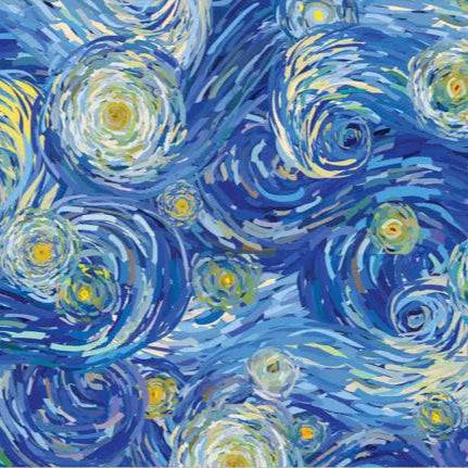 Cloud Cuddle Starry Blue Fabric per yard Shannon Fabrics