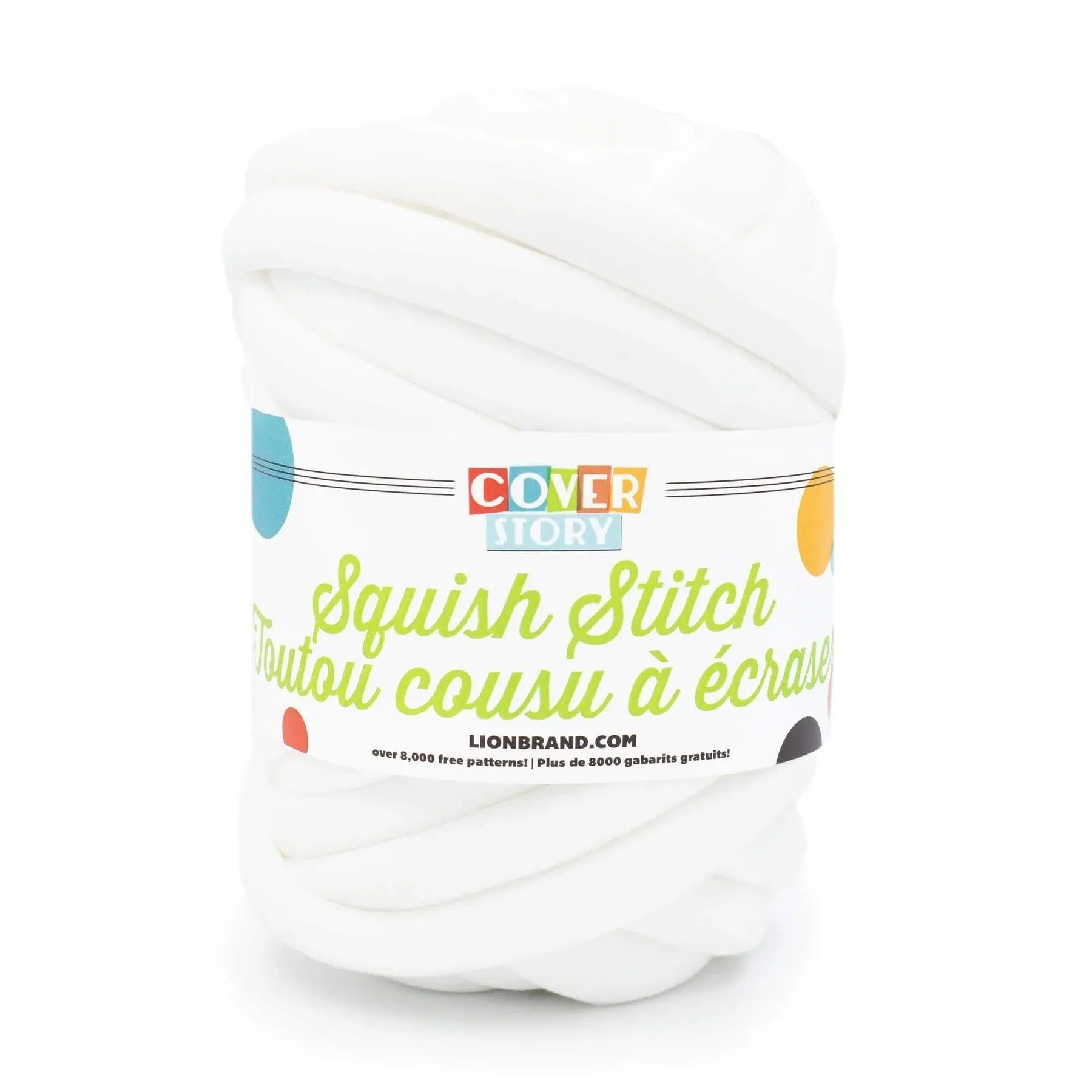 Cloud White Squish Stitch Yarn - Linda's Electric Quilters