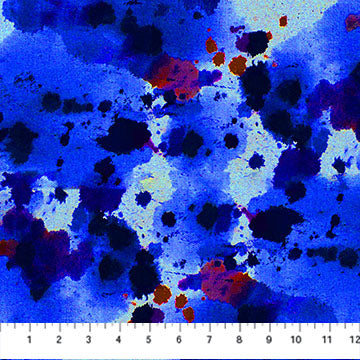 Cobalt Blue Slime 44 45 inch Cotton Fabric Northcott