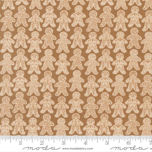 Cocoa Gingerbread Lane 44 45 inch Cotton Fabric Moda Fabrics