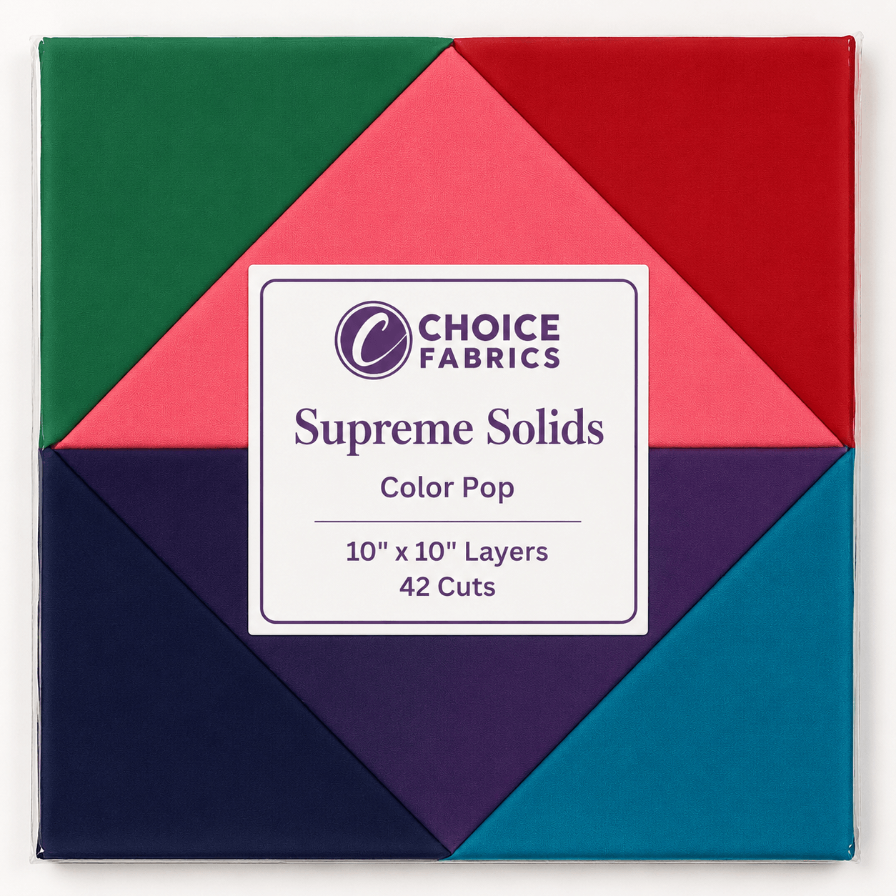 Supreme Solids - 10x10 Layers - Color Pop (42 cuts)