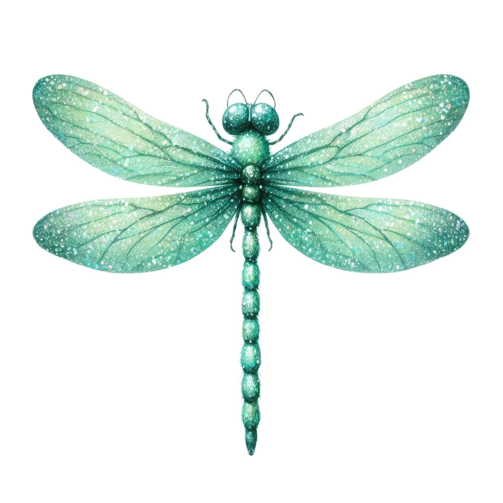 Colorful Dragonfly Fabric Panel 9