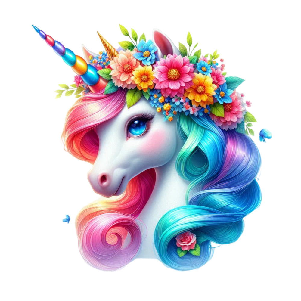 Colorful Magical Unicorn Fabric Panel 6 QuiltingFabricPanels