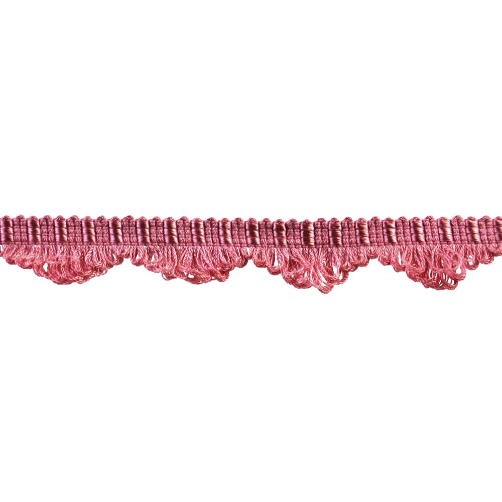 Colors Collection - 1" width Looped Border Fringe (25 Yard Roll) - BR-7004-08 Dusty Rose