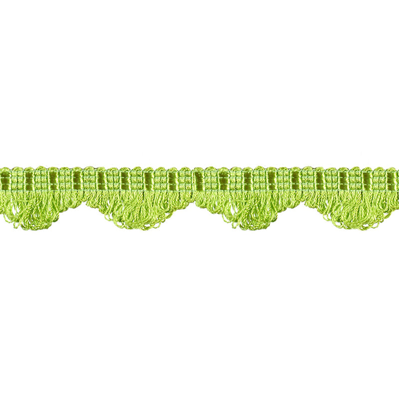 Colors Collection - 1" width Looped Border Fringe (25 Yard Roll) - BR-7004-14 Lime