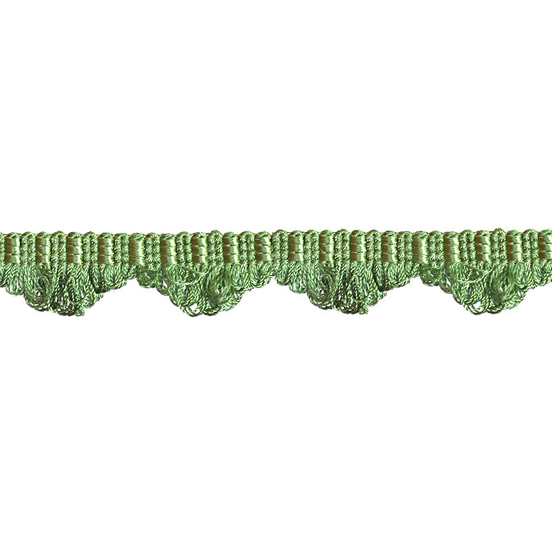 Colors Collection - 1" width Looped Border Fringe (25 Yard Roll) - BR-7004-25 Hunter Green