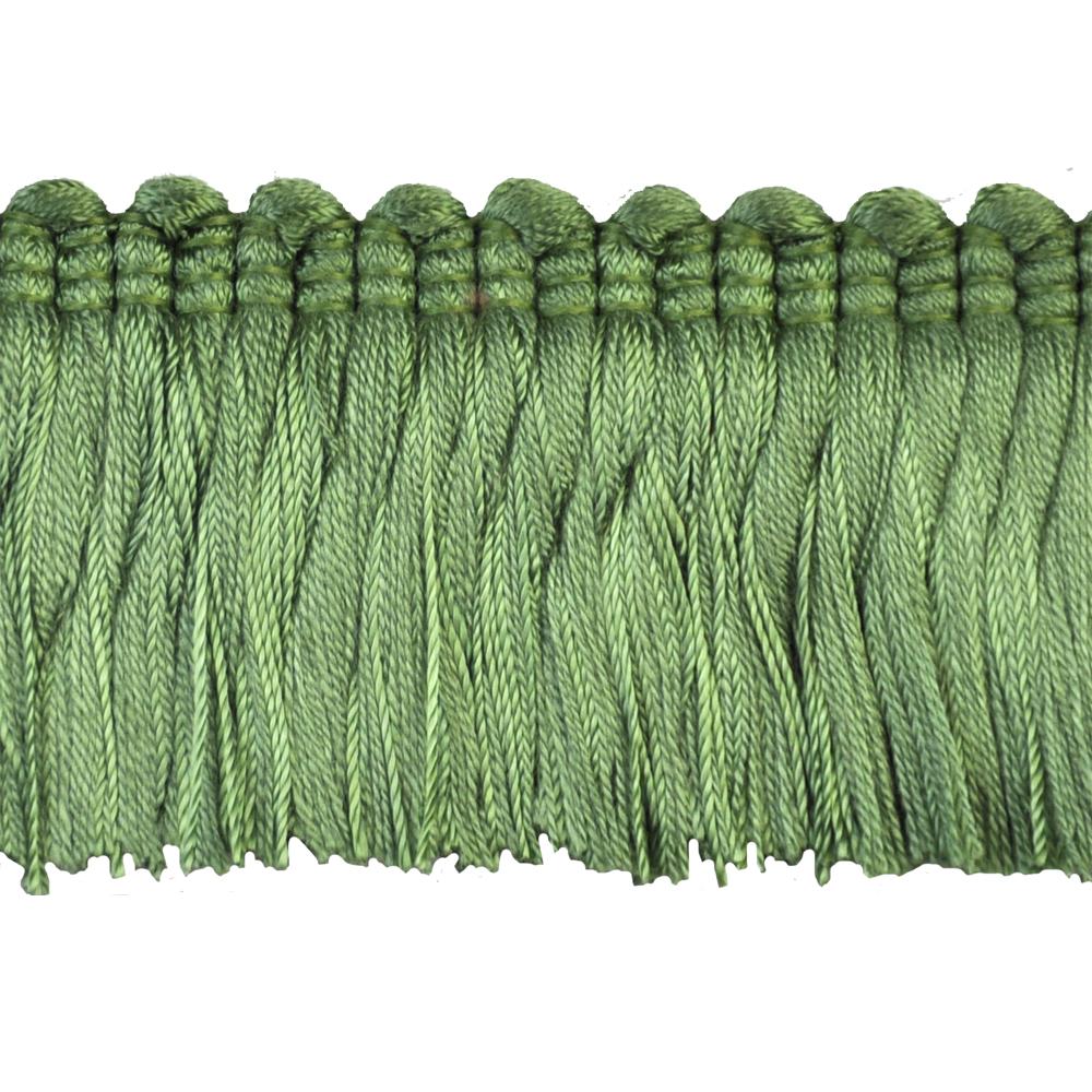 Colors Collection - 2" Brush Fringe (25 Yard Roll)-BF-4018-25 Hunter Green