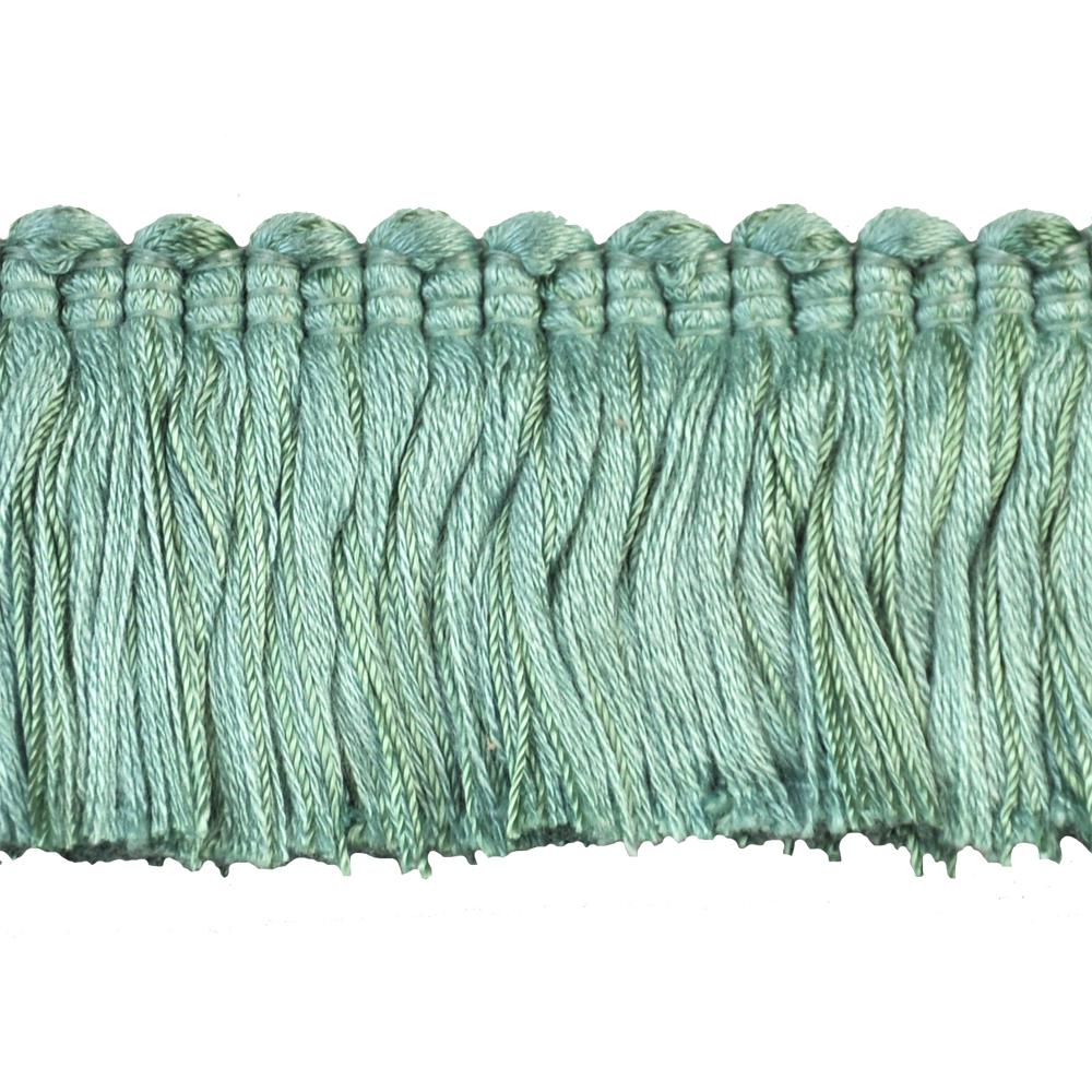 Colors Collection - 2" Brush Fringe (25 Yard Roll)-BF-4018-33 Turquoise