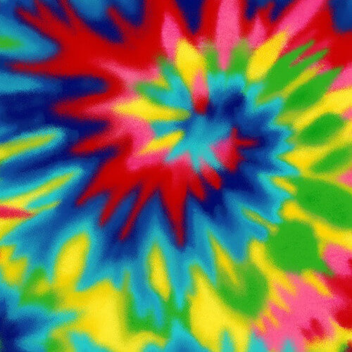 A.E. Nathan Comfy Flannel tie dye rainbow cotton flannel by the yard