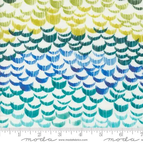 Coming Up Roses Turquoise Breeze Blenders Watercolor 44"/45" Fabric Per Yard Moda Fabrics & Supplies