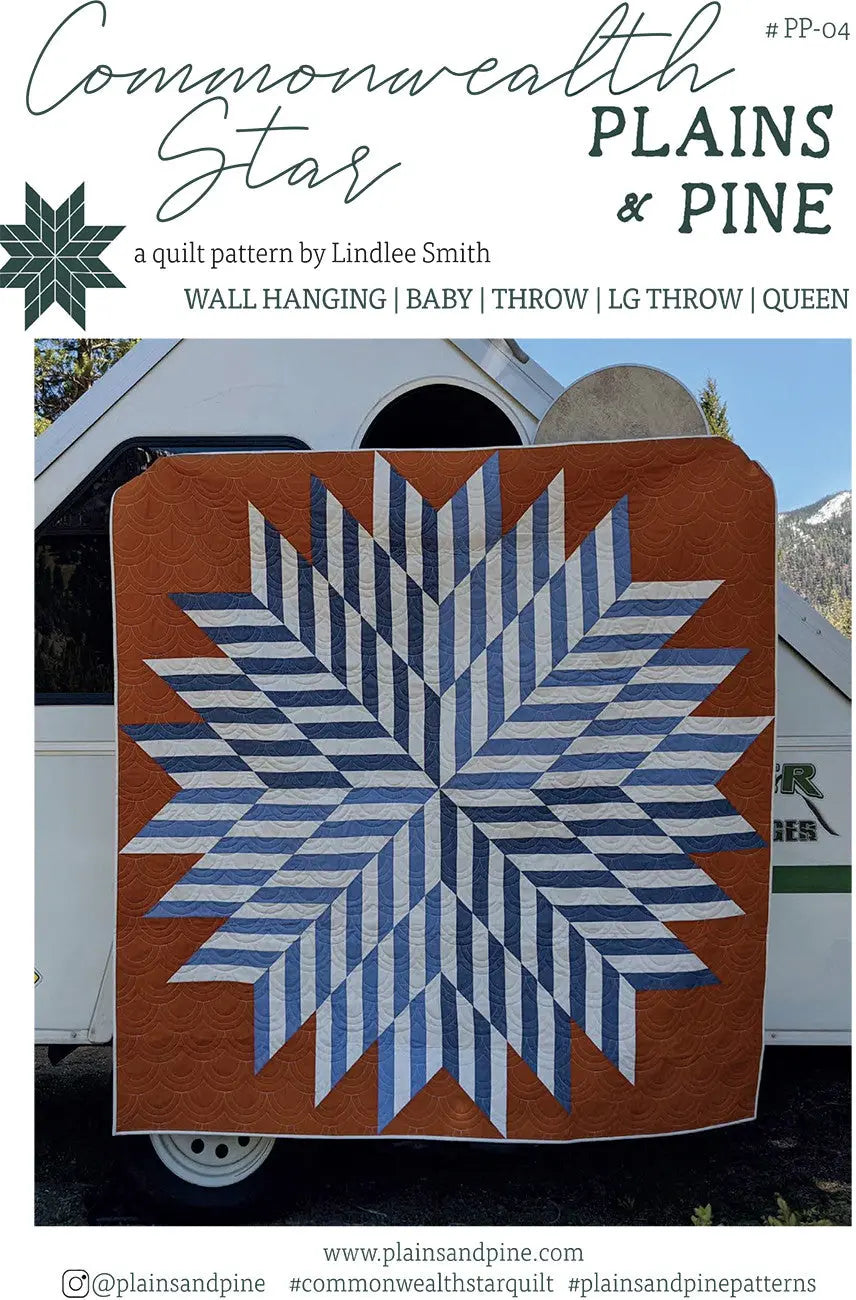 Commonwealth Star Quilt Pattern - Linda's Electric Quilters