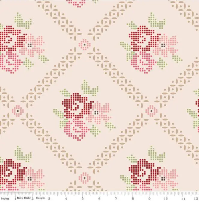 Copy of Multi Wideback Gingham Cottage Checked Fabric Per Yard Riley Blake Designs