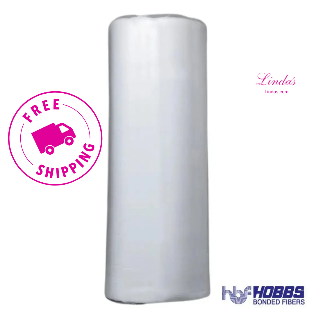 Hobbs Polyester 6oz 96" Wide Batting Roll