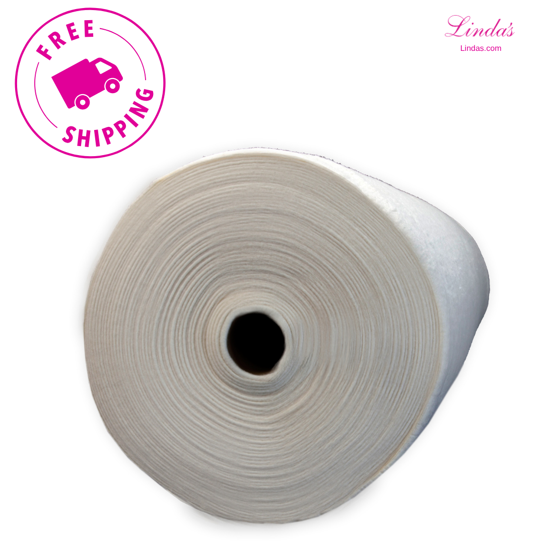 Pellon® Soy/Cotton Batting With Scrim 90" x 30 yards Roll. Color: Natural.