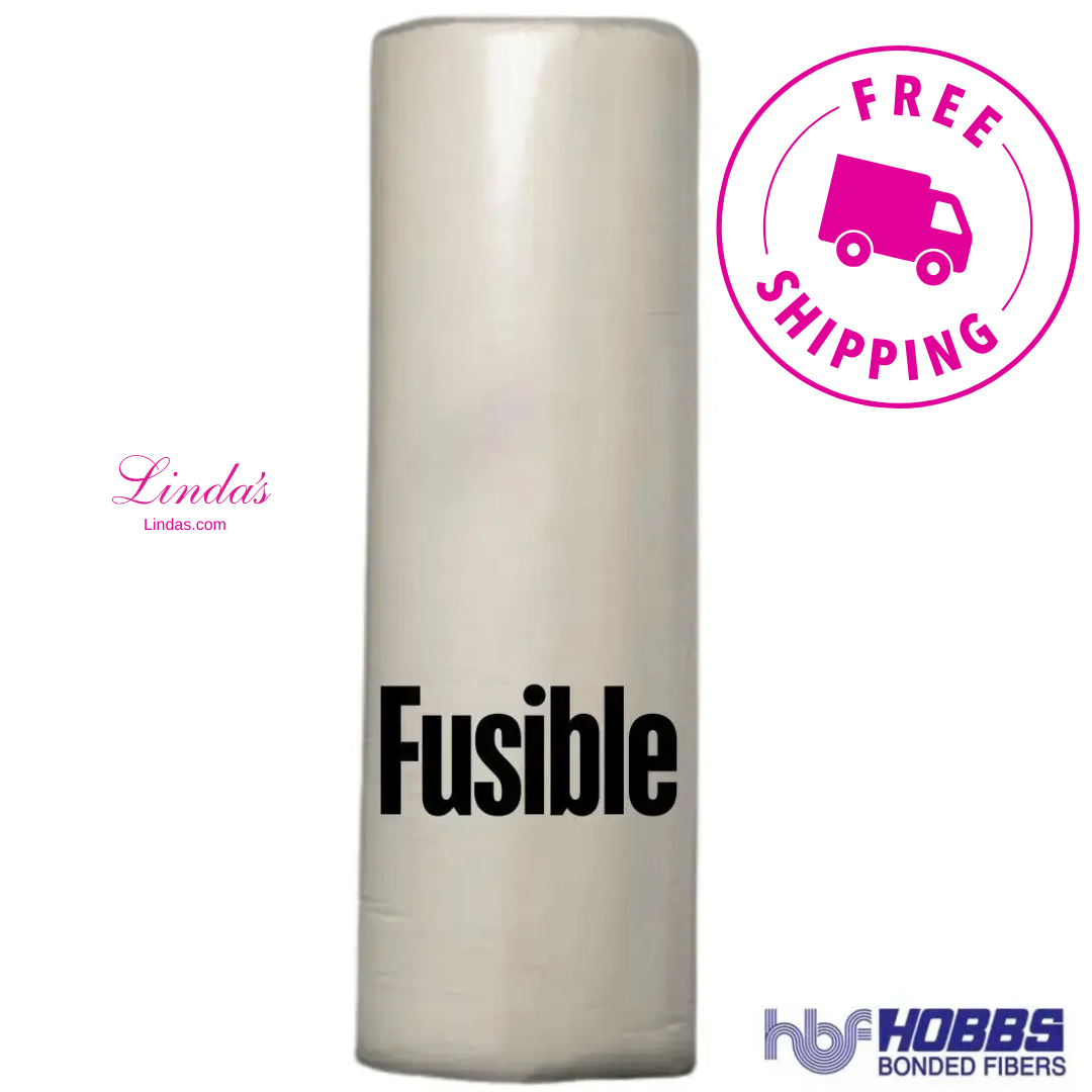 Hobbs FUSIBLE Heirloom Batting 96" Wide Batting Roll - 30 Yards