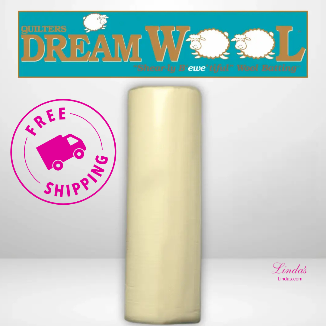 Quilters Dream Wool Batting Queen Roll - 93" x 25 yards -- AVAILABLE FOR PRE-ORDER - ROUGHLY 8 WEEKS