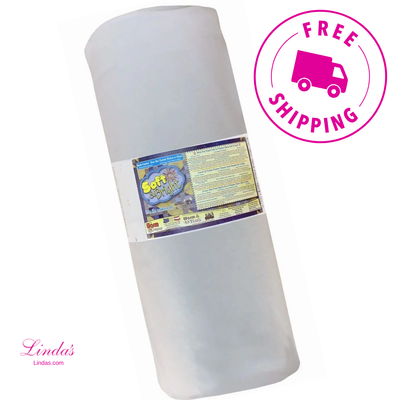 Soft & Bright® Premium Polyester Quilt Batting – 45" x 50 Yard Bolt