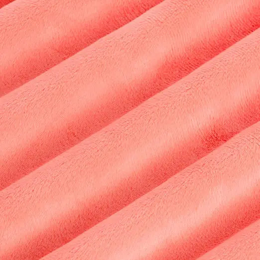 Coral Cuddle 3 Extra Wide Solid Minky Fabric Per Yard Shannon Fabrics