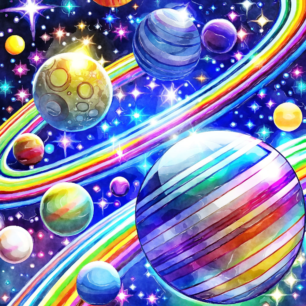 Cosmic Space Fabric Panel 3