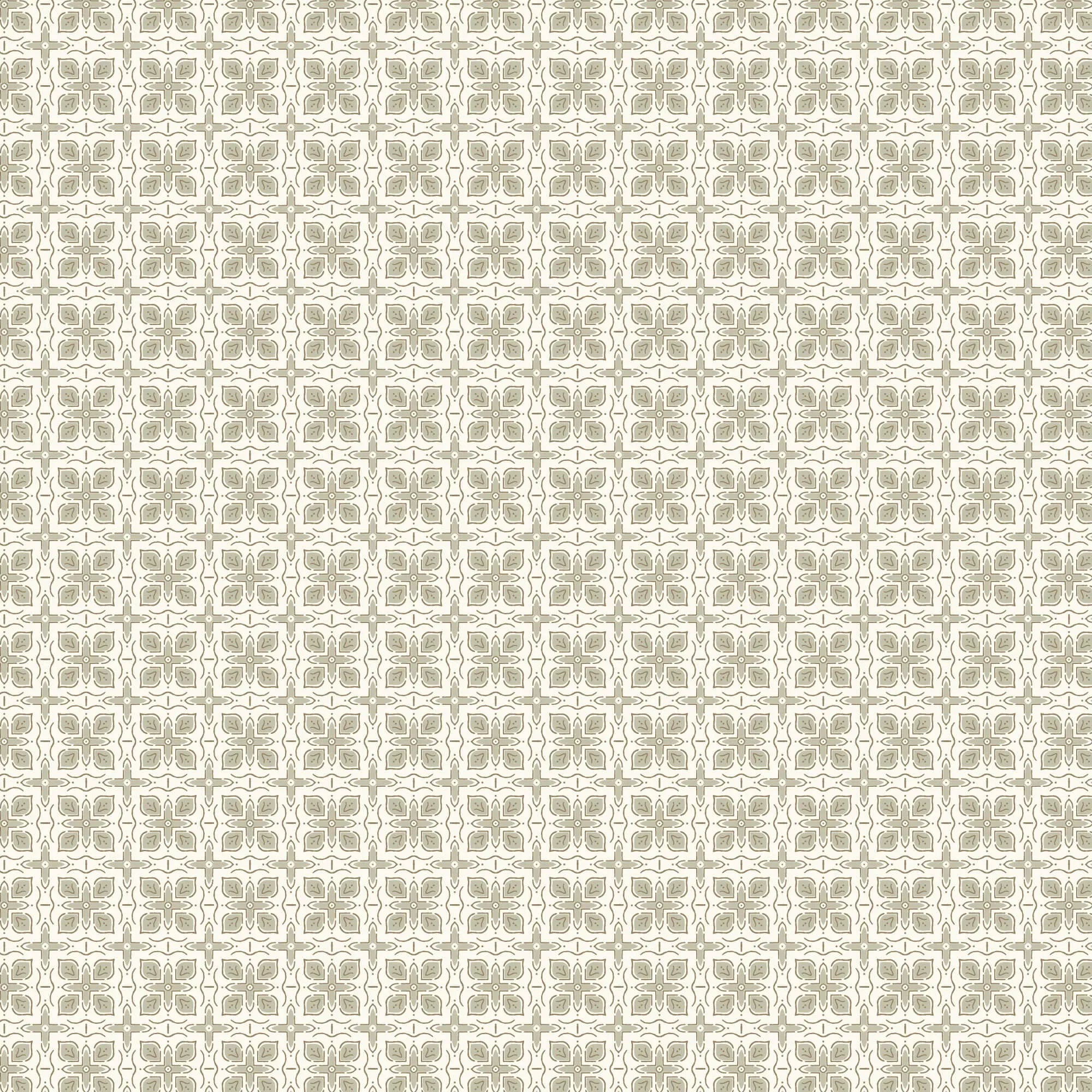 Cottage Garden - Tiled Path - Brown 44" / 45" Fabric Per Yard The Fabric Company