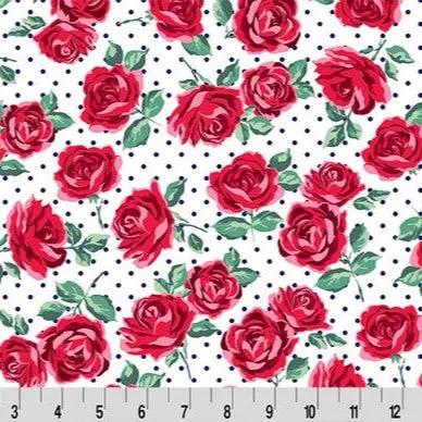 Cottage Rose Lane Briar Quilting Cuddle Snow Fabric per yard Shannon Fabrics