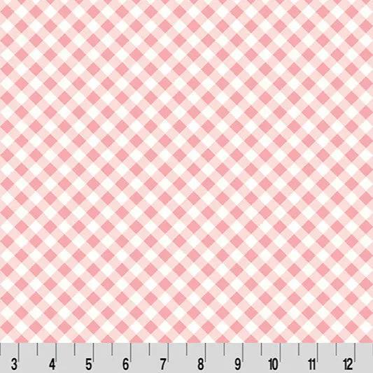 Cottage Rose Lane Gingham Quilting Cuddle Seashell Fabric per yard Shannon Fabrics