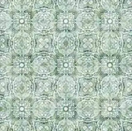 Cotton Tails - Geo Medallion - Sage Green 44" / 45" Fabric Per Yard The Fabric Company