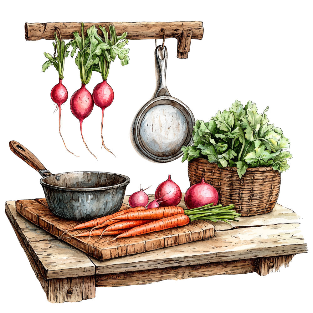 Country Kitchen Fabric Panel 20