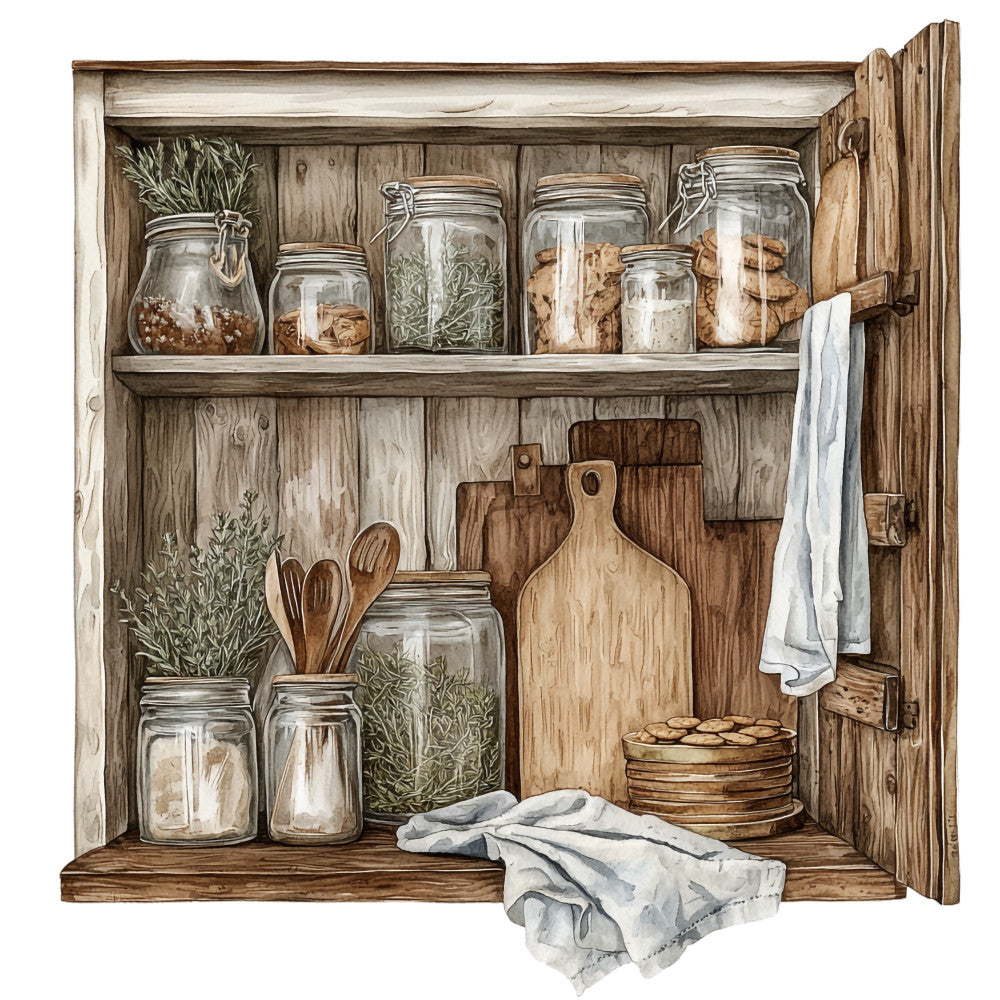 Country Kitchen Fabric Panel 32 QuiltingFabricPanels