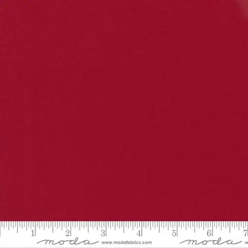 Country Red Bella Solids 44"/45" Fabric Per Yard Moda Fabrics & Supplies