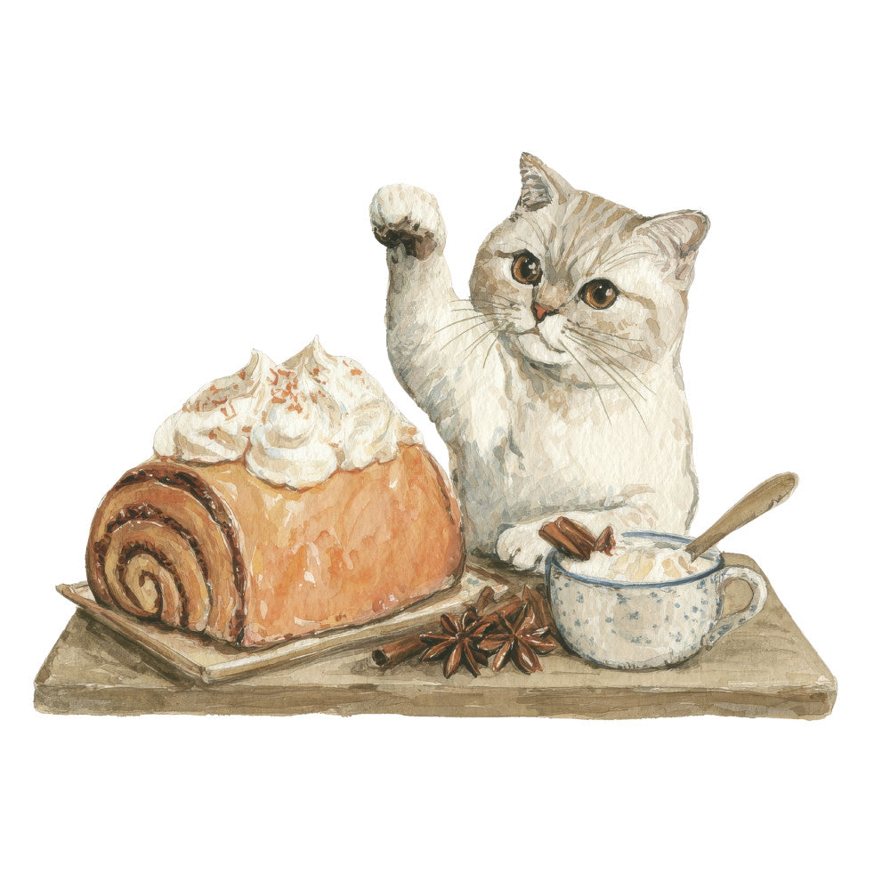 Cozy Autumn Cats Fabric Panel 46 QuiltingFabricPanels