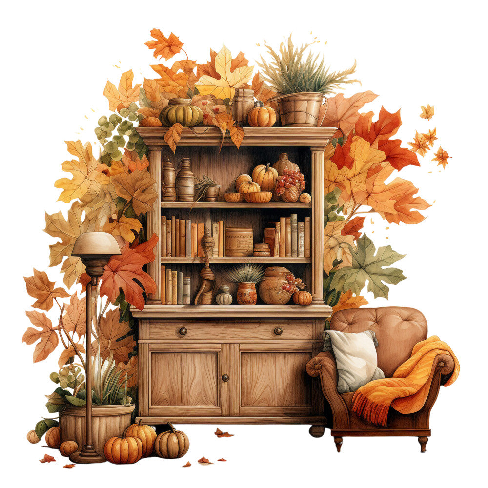 Cozy Autumn Fabric Panel 12 QuiltingFabricPanels