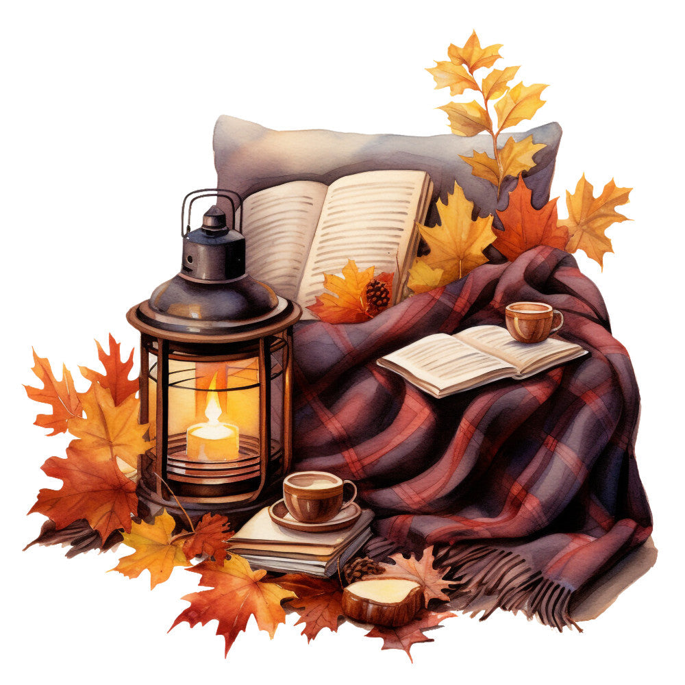 Cozy Autumn Fabric Panel 13 QuiltingFabricPanels