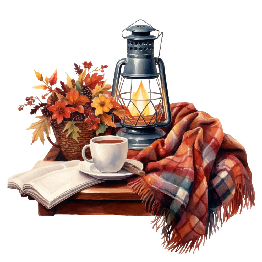 Cozy Autumn Fabric Panel 32 QuiltingFabricPanels