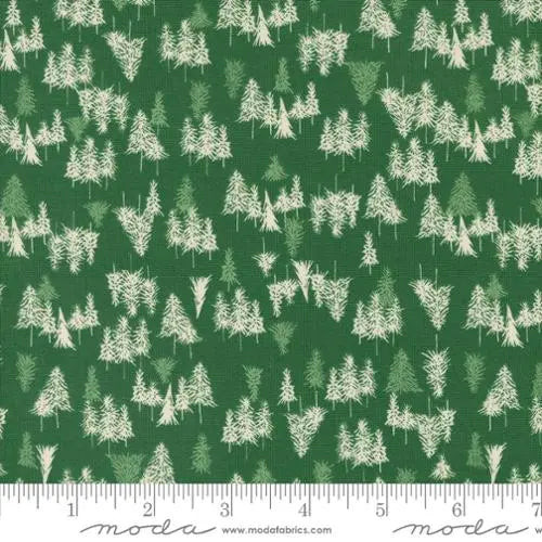 Cozy Wonderland Holly Green Pine Trees  44"/45" Fabric Per Yard Moda Fabrics & Supplies