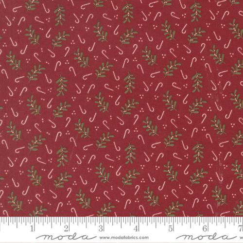 Cranberry Gingerbread Lane 44 45 inch Cotton Fabric Moda Fabrics