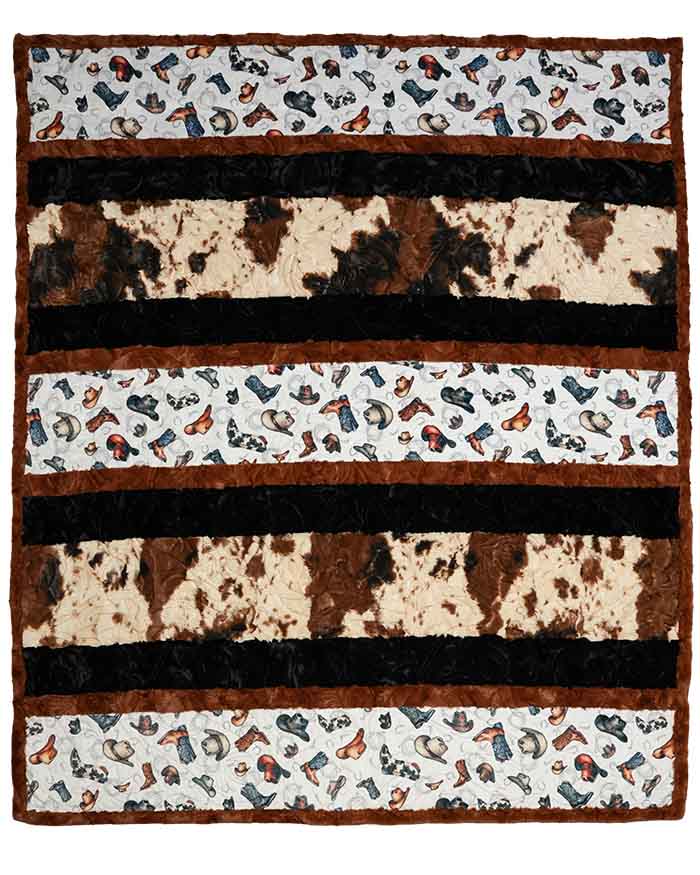 Yippee Ki-Yay Crazy 8 Cuddle Kit 58X68"