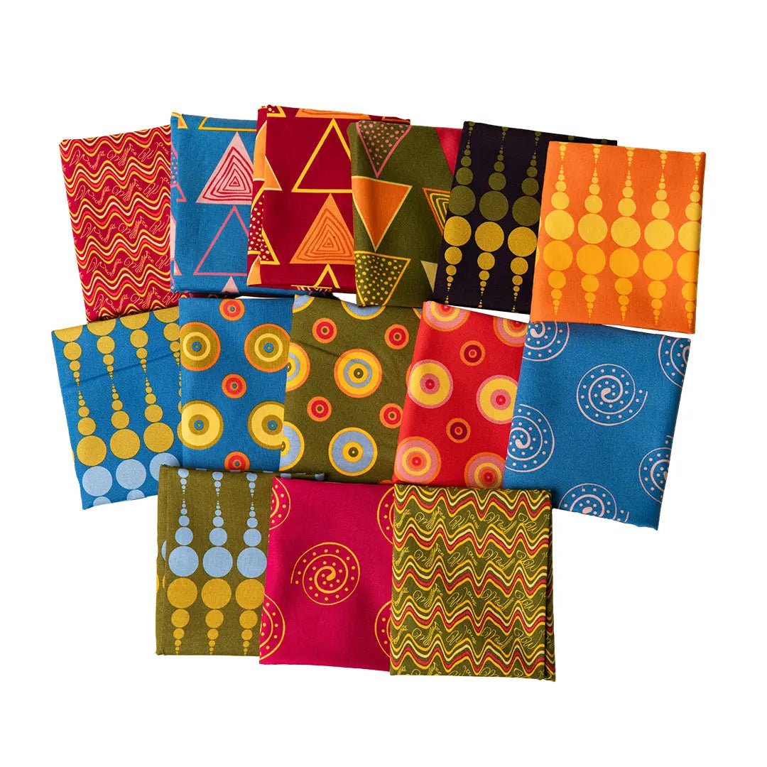 Creativity Roars Fat Quarter Bundle - Set of 14 Linda's Electric Quilters