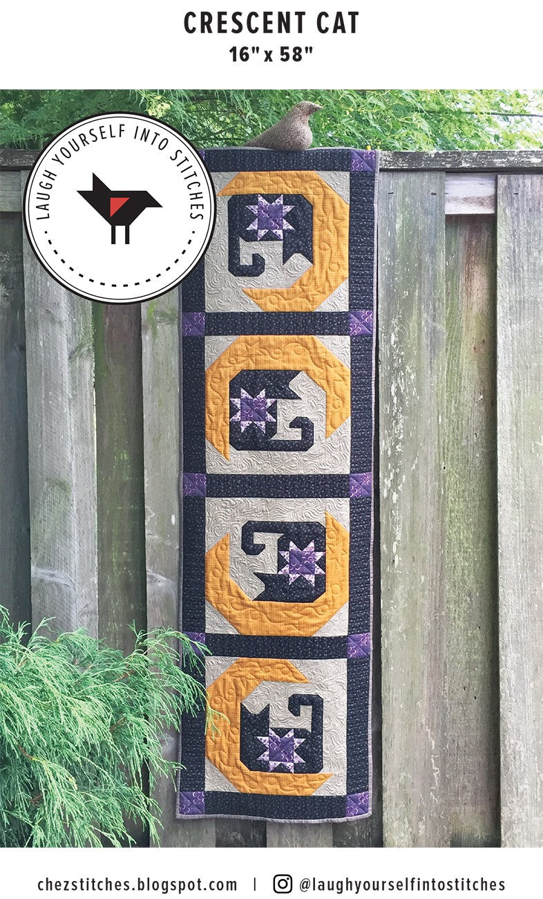 Crescent Cat - Linda's Electric Quilters