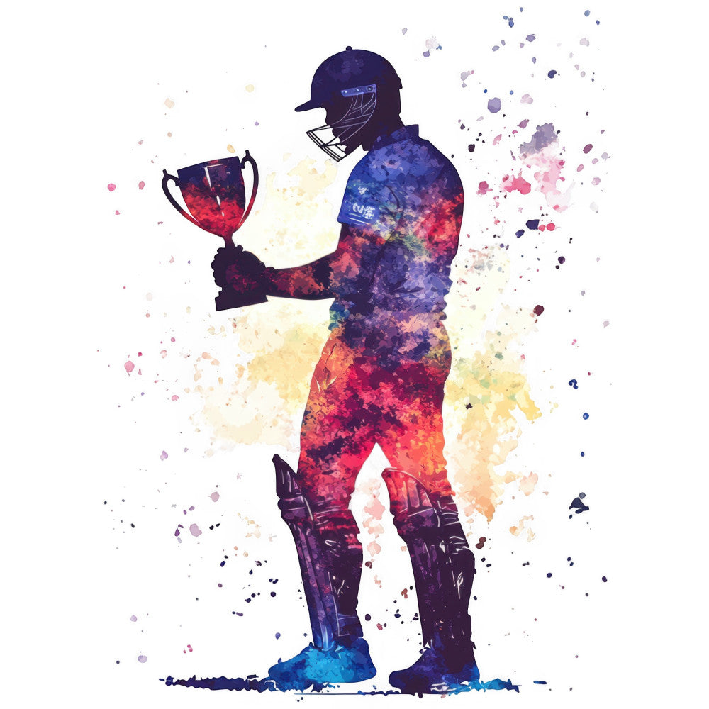 Cricket Game Fabric Panel 8