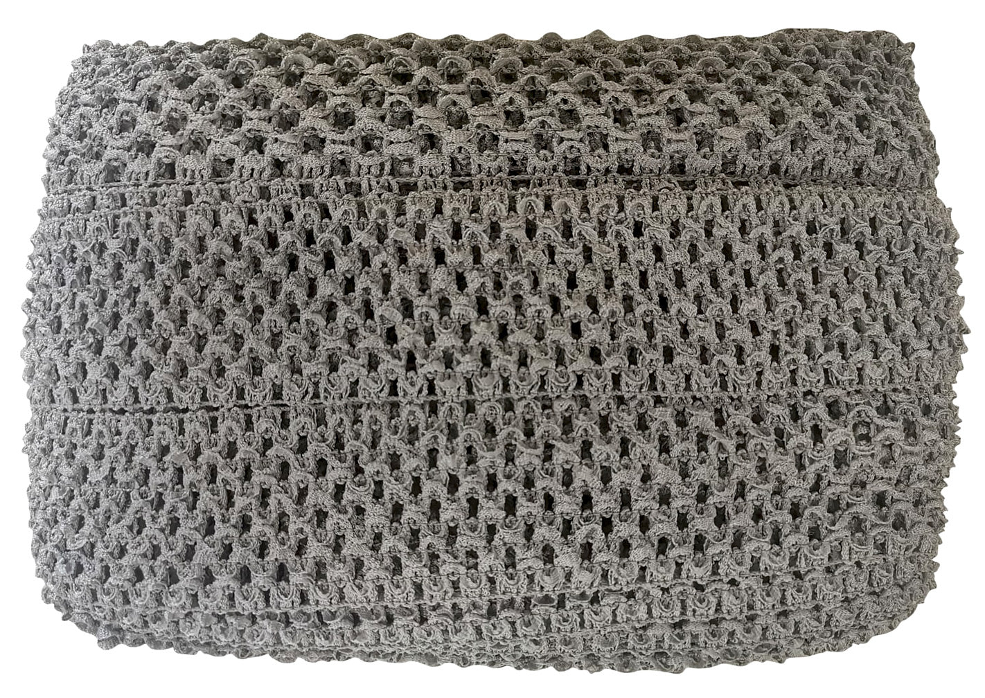 Crochet Stretch Trim Collection - 9" Width (10 Yard Roll) - BF-1903-11 Grey
