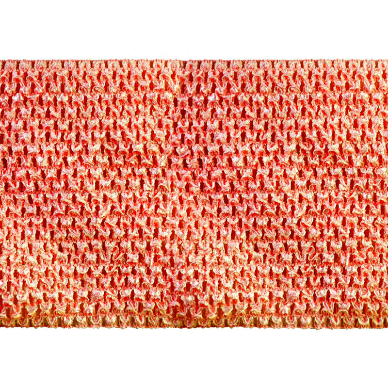 Crochet Stretch Trim Collection - 9" Width (10 Yard Roll) - BF-1903-19 Orange