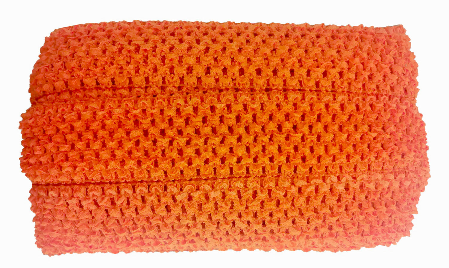 Crochet Stretch Trim Collection - 9" Width (10 Yard Roll) - BF-1903-19 Orange