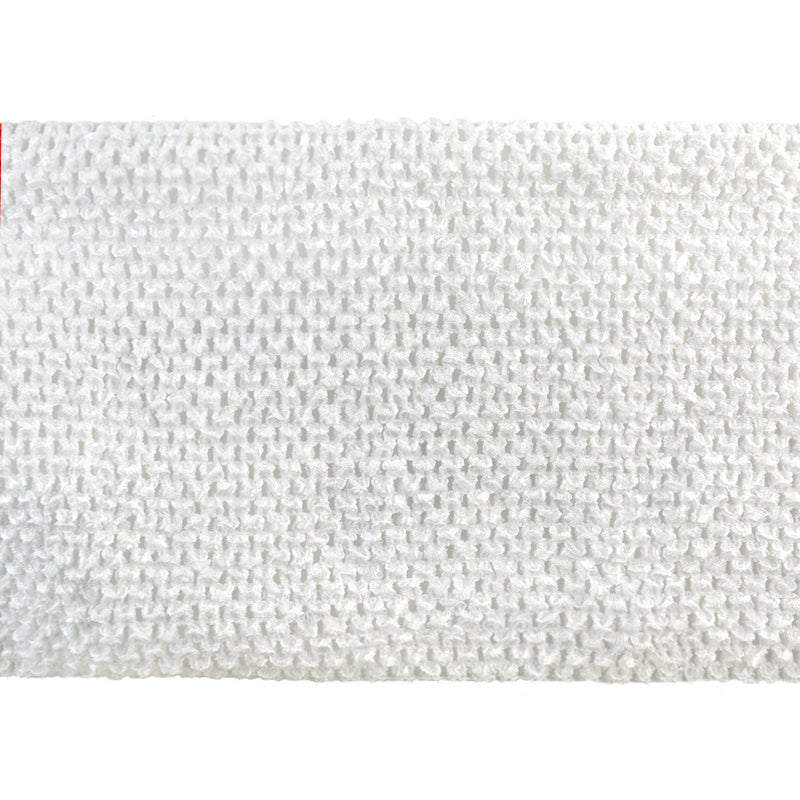 Crochet Stretch Trim Collection - 9" Width (10 Yard Roll) - BF-1903-27 White
